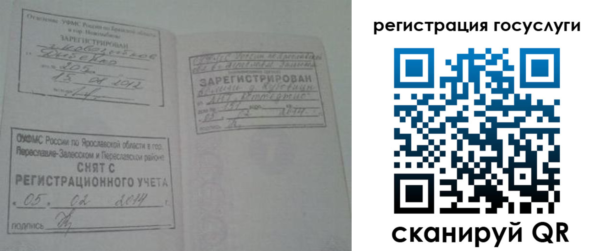 временная регистрация госуслуги в Малой Вишере